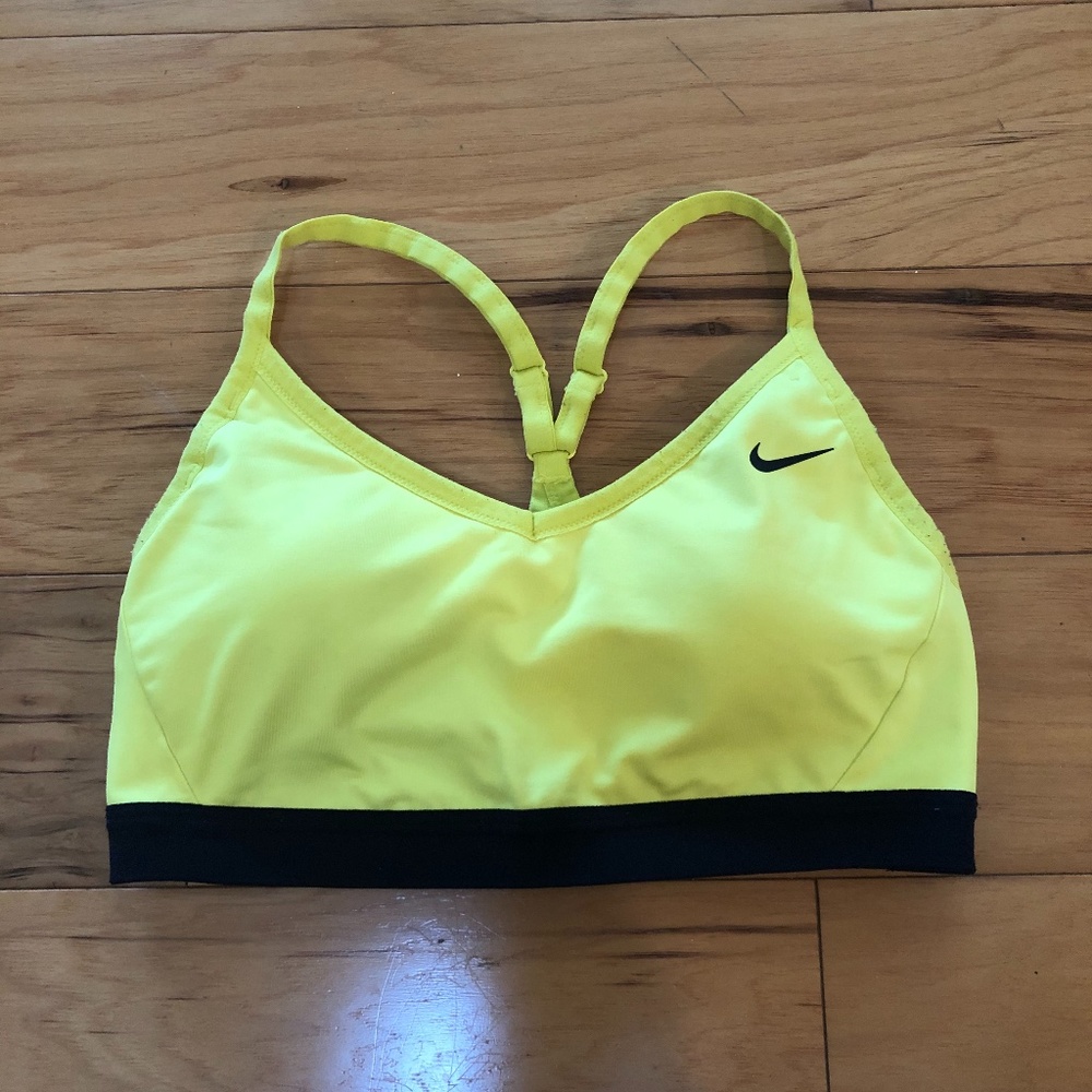 Nike Indy bra, yellow - Size L